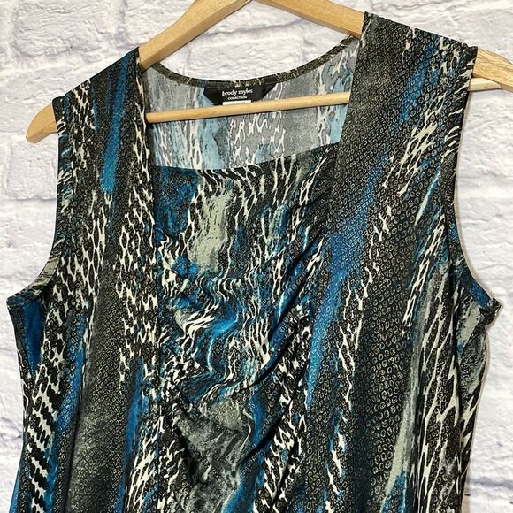 BRODY Myles Sleeveless Pleated Detail Front Top Size Unknown - Picture 3 of 9